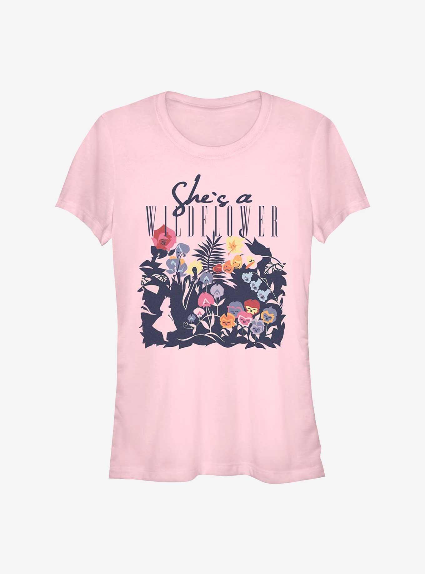 Disney Alice In Wonderland She's A Wildflower Girls T-Shirt, , hi-res