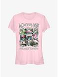 Disney Alice In Wonderland Botanical Gardens Girls T-Shirt, LIGHT PINK, hi-res
