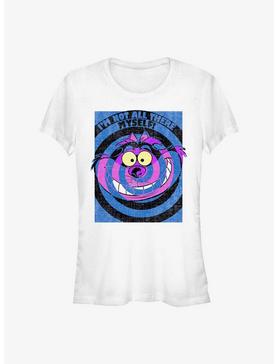 Disney Alice In Wonderland Cheshire Not All There Girls T-Shirt, , hi-res