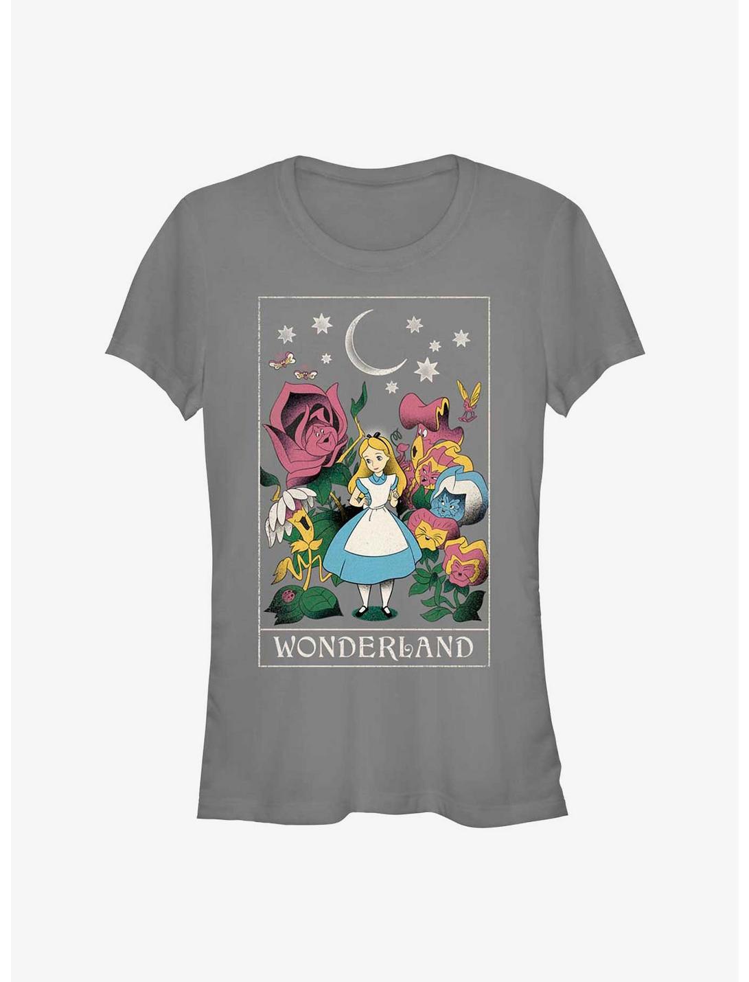 Disney Alice In Wonderland Cosmic Card Girls T-Shirt, CHARCOAL, hi-res