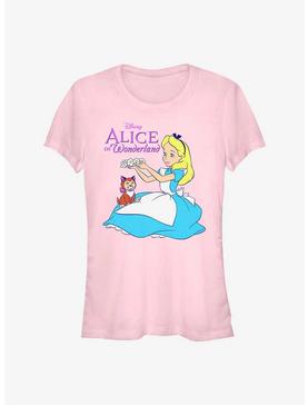 Disney Alice In Wonderland Dinah Flower Crown Girls T-Shirt, , hi-res