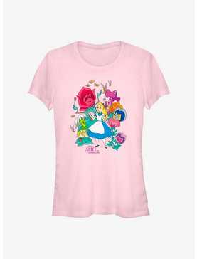 Disney Alice In Wonderland Floral Forest Girls T-Shirt, , hi-res