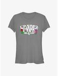 Disney Alice In Wonderland Flower Garden Logo Girls T-Shirt, CHARCOAL, hi-res