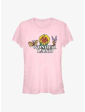 Disney Alice In Wonderland Flower Logo Girls T-Shirt, , hi-res