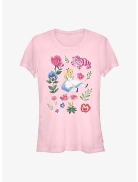 Disney Alice In Wonderland Friends Flowers Girls T-Shirt, , hi-res