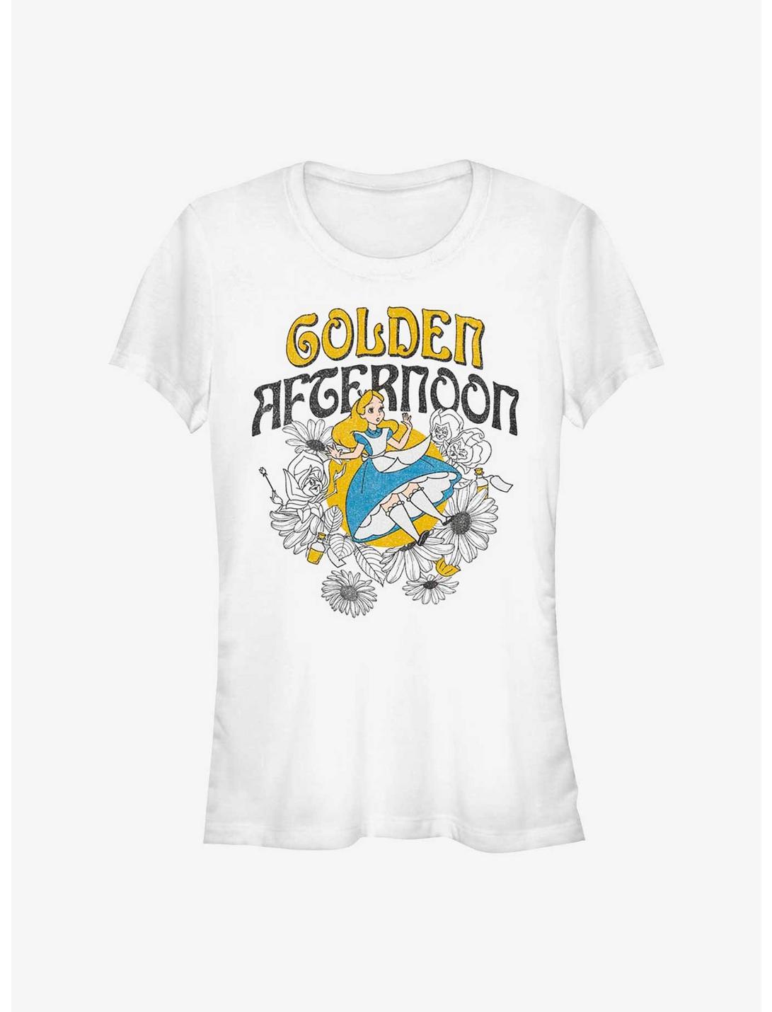 Disney Alice In Wonderland Golden Afternoon Girls T-Shirt, WHITE, hi-res