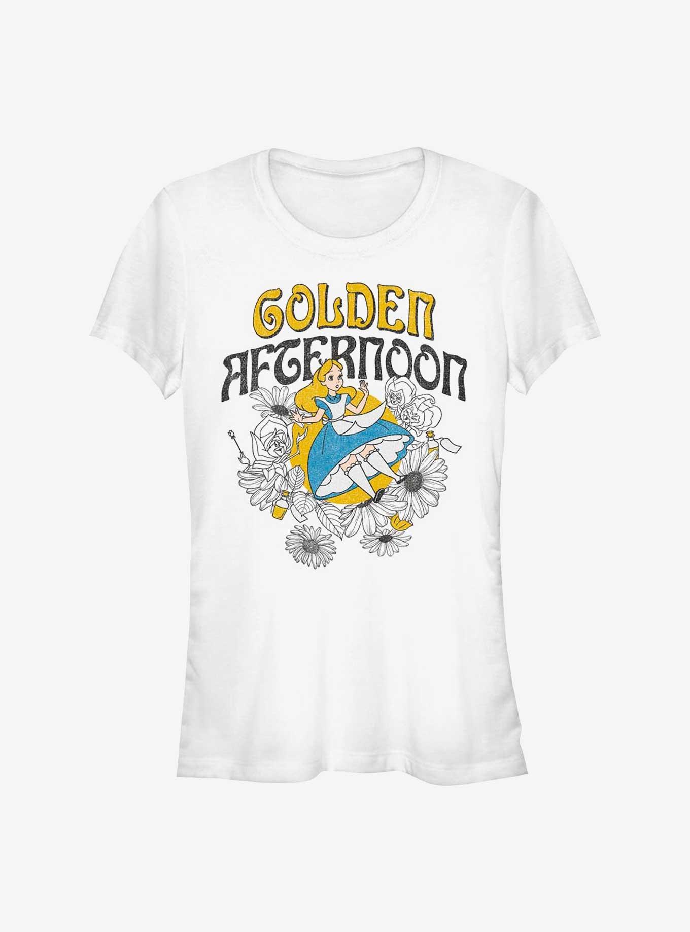 Disney Alice In Wonderland Golden Afternoon Girls T-Shirt, WHITE, hi-res