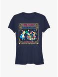 Disney Alice In Wonderland Mad Hatter's Tea House Girls T-Shirt, NAVY, hi-res