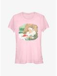 Disney Alice In Wonderland Sleepy Alice and Dinah Girls T-Shirt, LIGHT PINK, hi-res