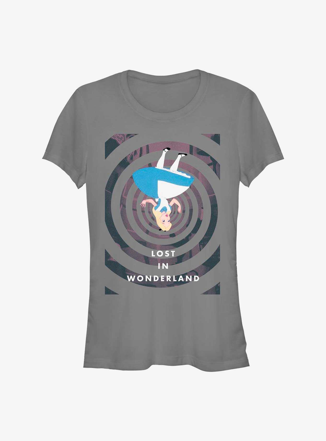 Disney Alice In Wonderland Spiral Fall Girls T-Shirt, , hi-res