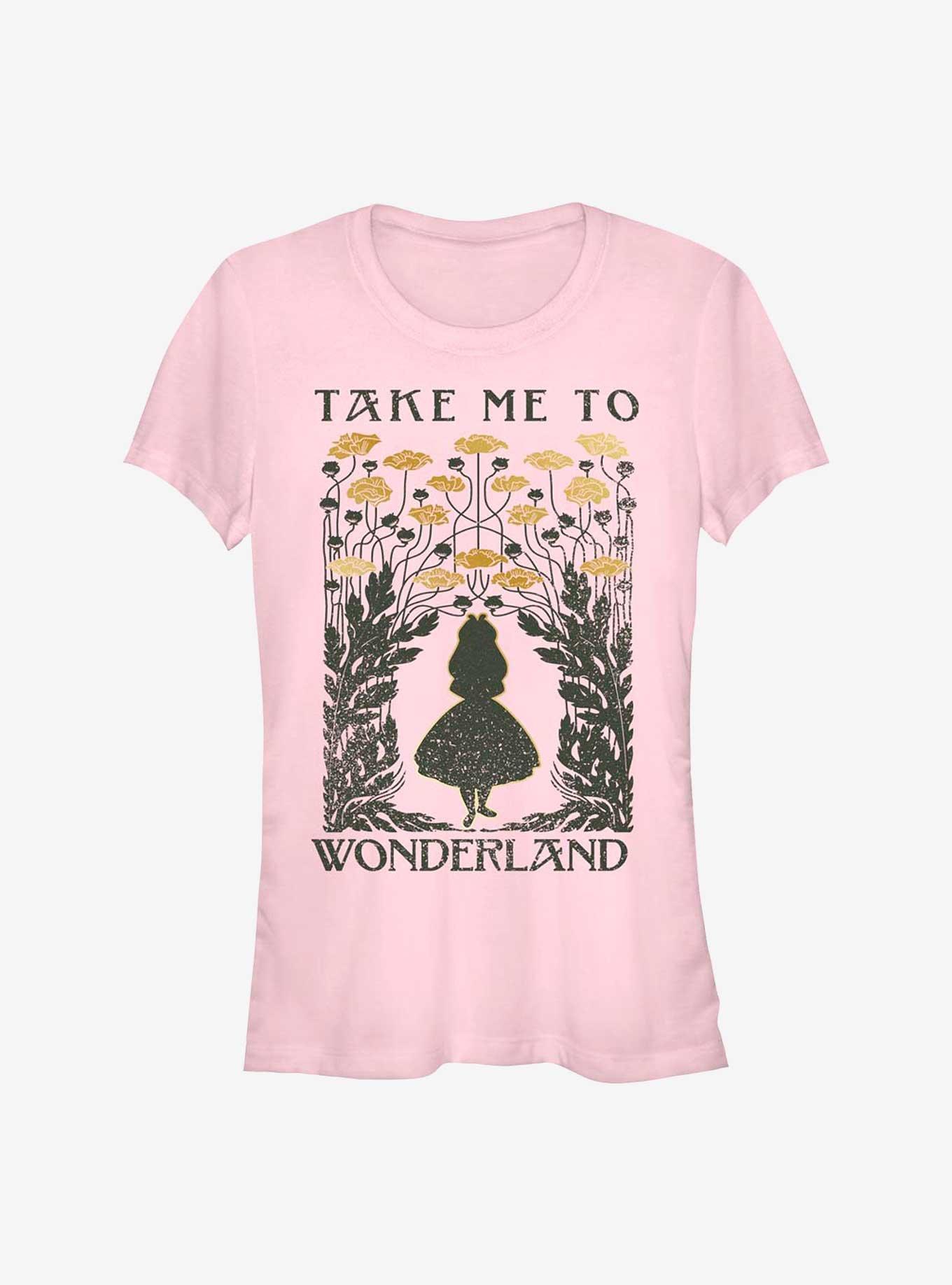 Disney Alice In Wonderland Take Me To Wonderland Girls T-Shirt