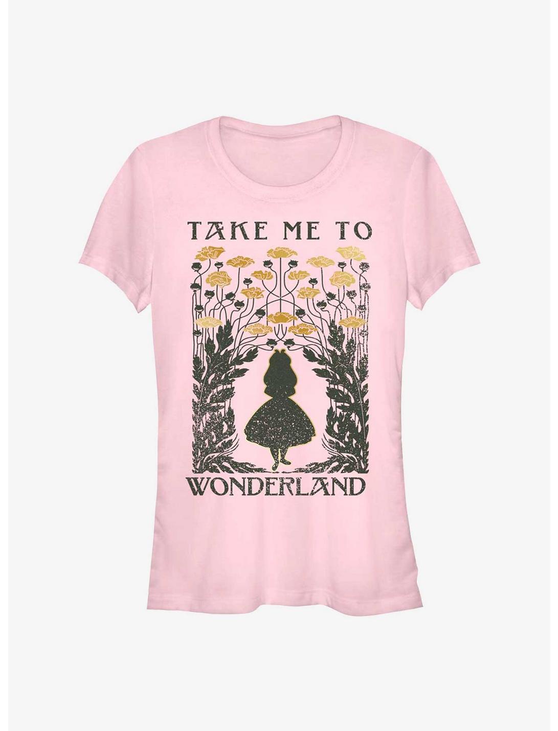 Disney Alice In Wonderland Take Me To Wonderland Girls T-Shirt, LIGHT PINK, hi-res