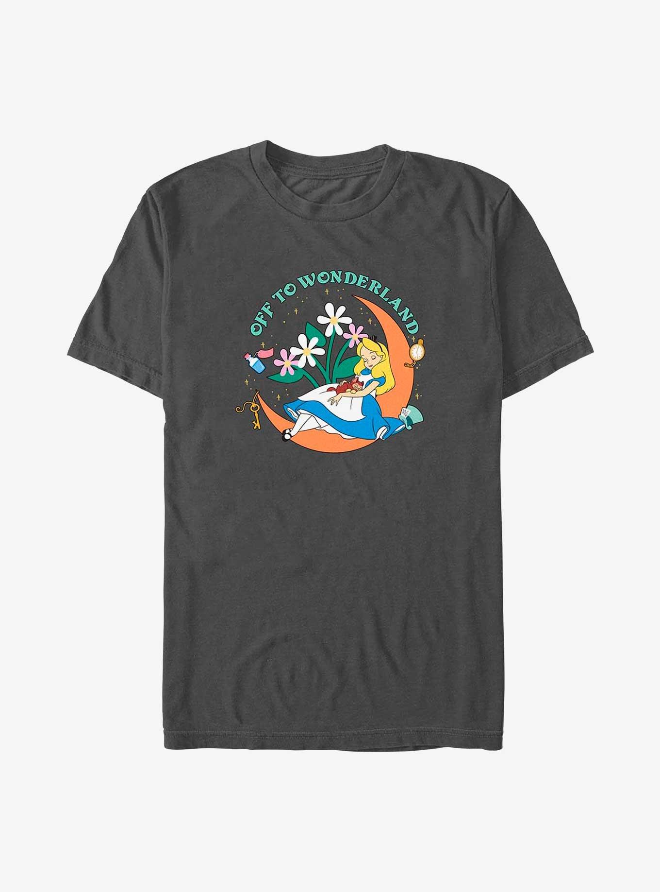Disney Alice In Wonderland Doze Off T-Shirt, CHARCOAL, hi-res