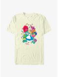 Disney Alice In Wonderland Floral Forest T-Shirt, NATURAL, hi-res