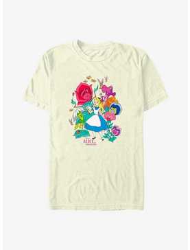 Disney Alice In Wonderland Floral Forest T-Shirt, , hi-res