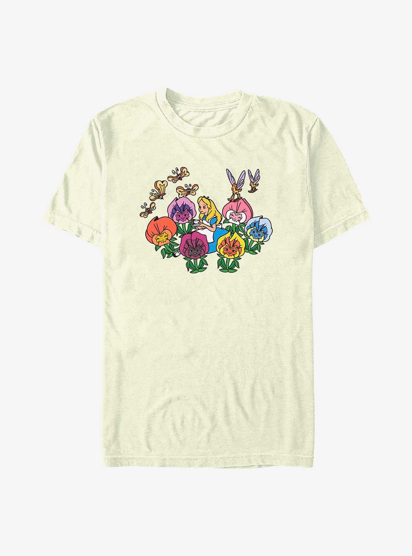 Disney Alice In Wonderland Flowerland T-Shirt, , hi-res