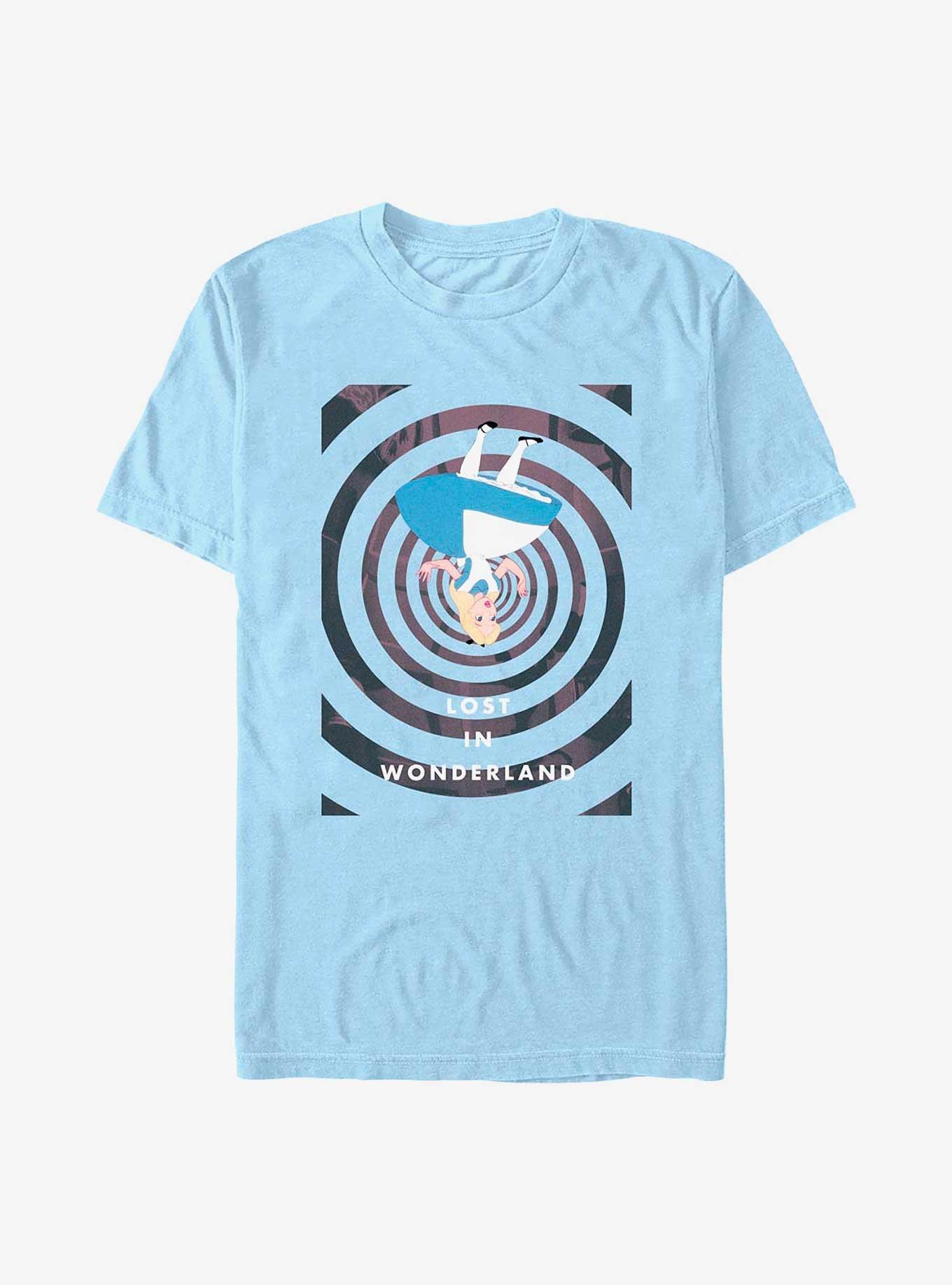 Disney Alice Wonderland Spiral Fall T-Shirt