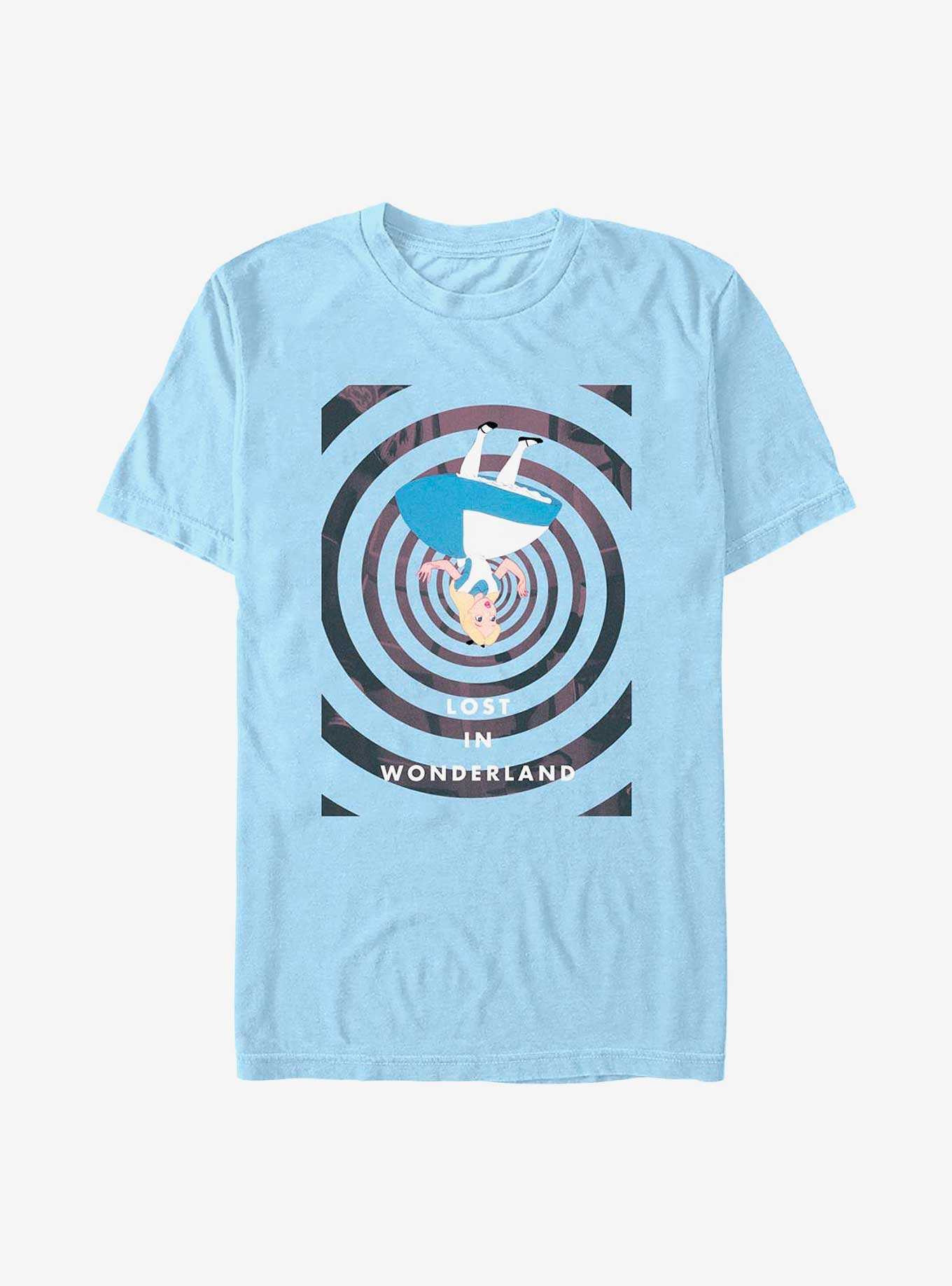 Disney Alice In Wonderland Spiral Fall T-Shirt, , hi-res