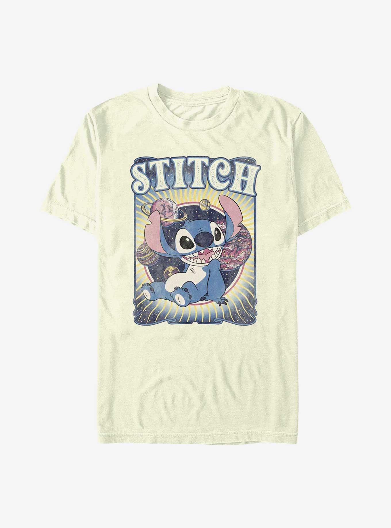 Disney Lilo & Stitch Cosmic Stitch T-Shirt, NATURAL, hi-res