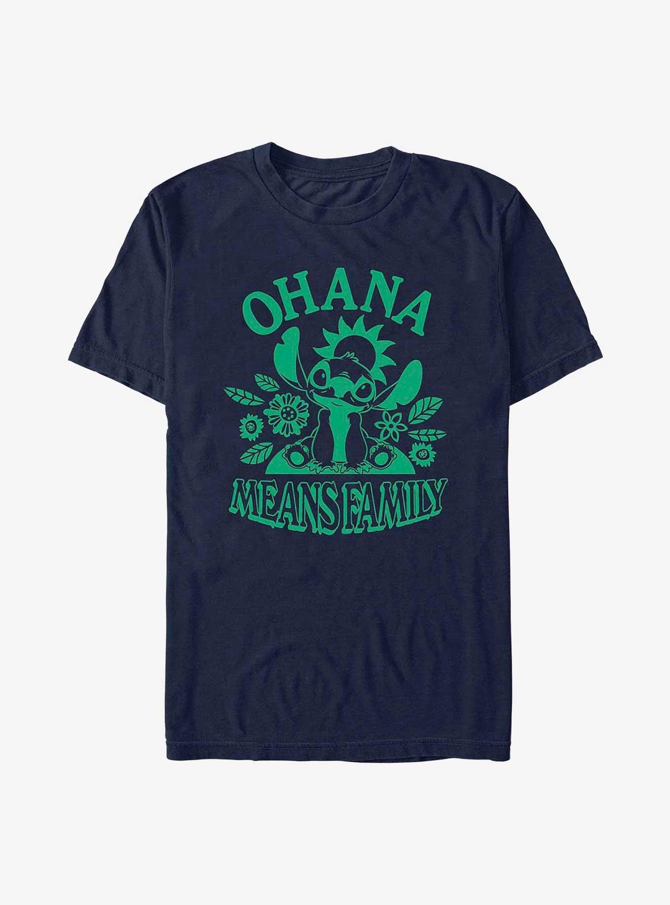 Disney Lilo & Stitch Ohana T-Shirt, NAVY, hi-res