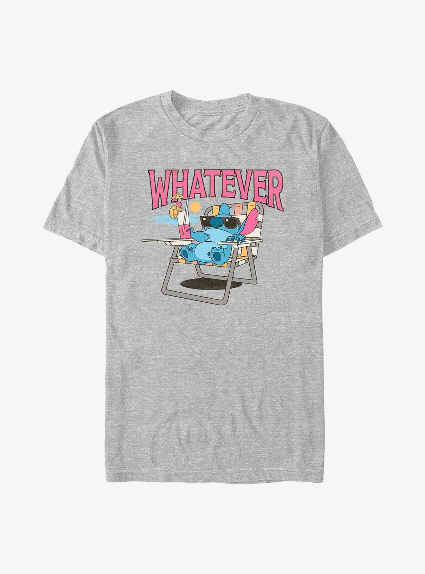 Disney Lilo & Stitch Whatever Stitch T-Shirt, ATH HTR, hi-res