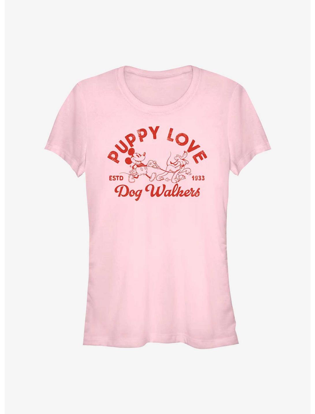 Disney Mickey Mouse Puppy Love Girls T-Shirt, LIGHT PINK, hi-res