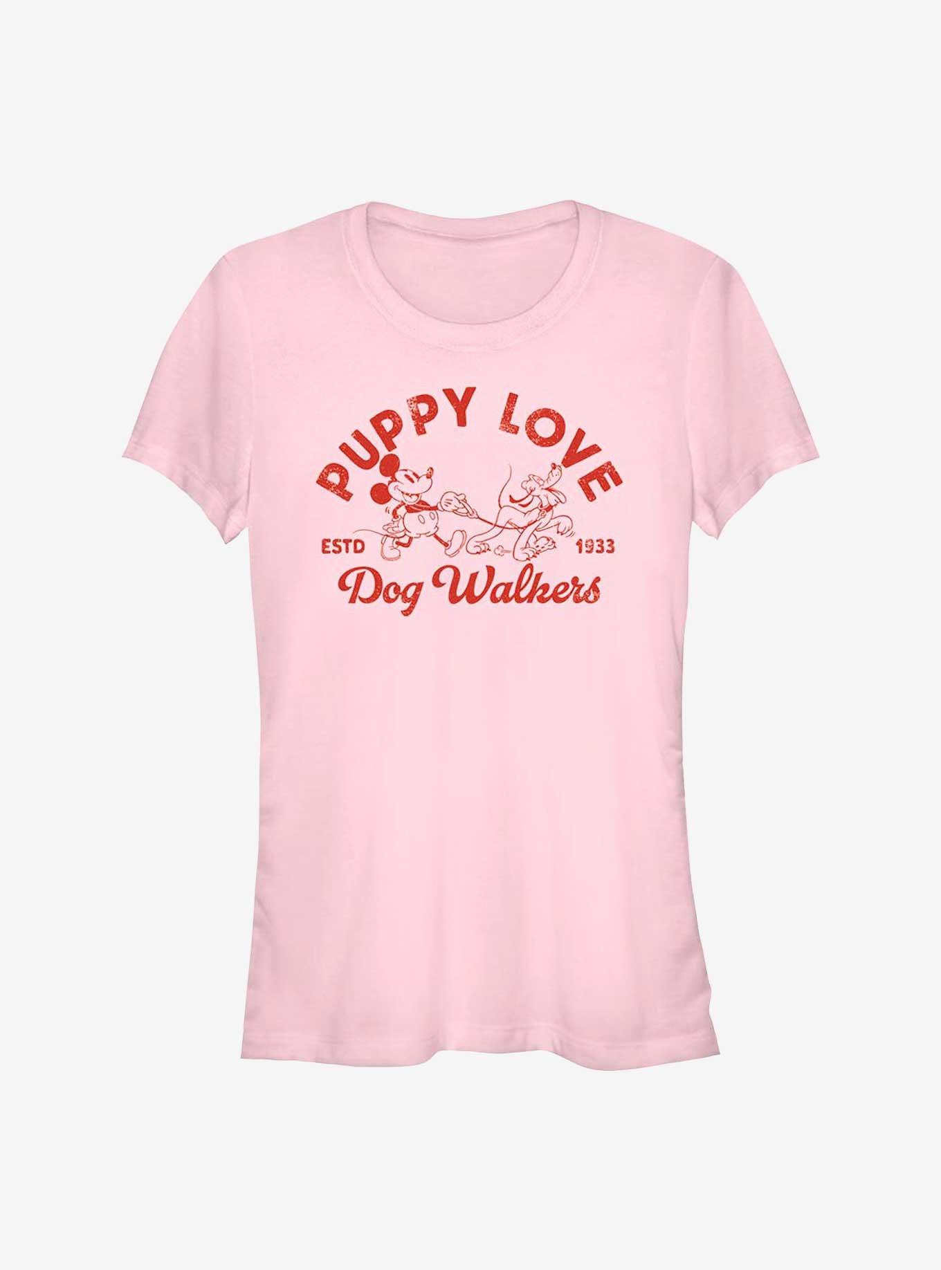 Disney Mickey Mouse & Pluto Puppy Love Girls T-Shirt, , hi-res