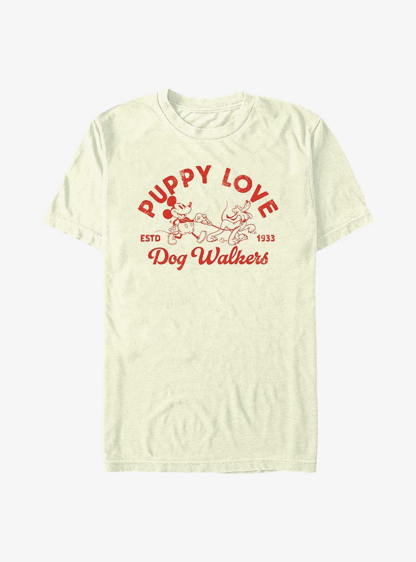 Disney Mickey Mouse Puppy Love T-Shirt, NATURAL, hi-res