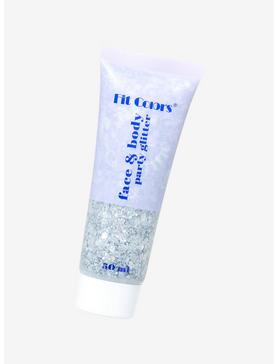 Fit Colors Silver Face & Body Party Glitter, , hi-res