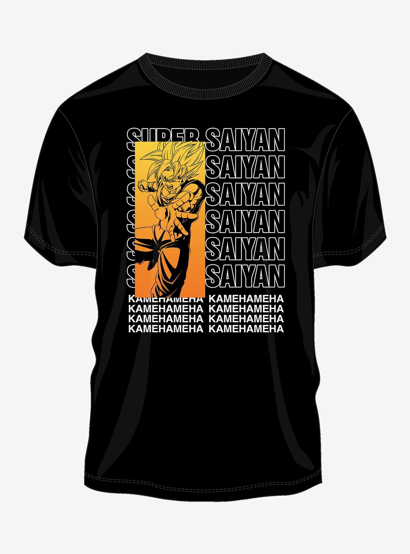Dragon Ball Z Goku Gradient Repeat T-Shirt, BLACK, hi-res