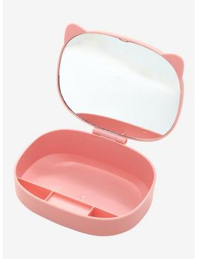Pink Cat Vanity Mirror Case, , hi-res