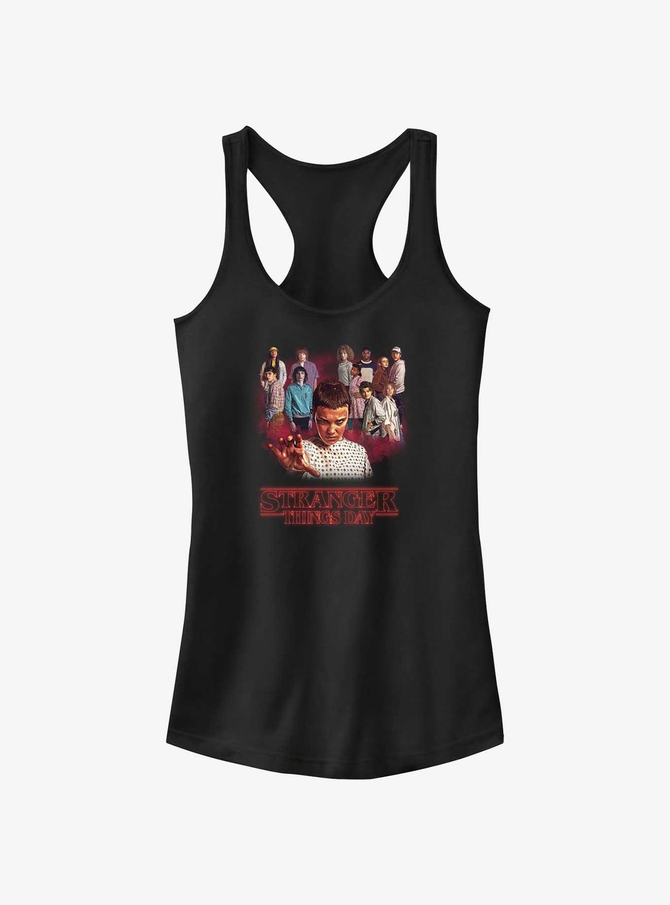 Stranger Things Day All The Kids Girls Tank, BLACK, hi-res
