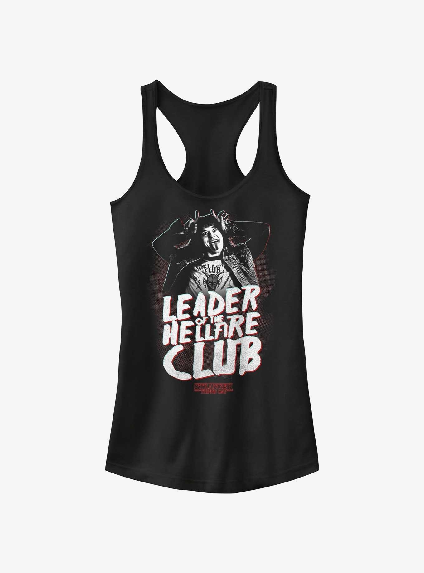 Stranger Things Day Eddie Munson Leader of Hellfire Club Girls Tank, BLACK, hi-res