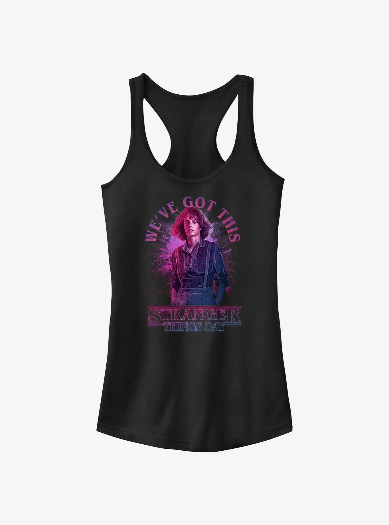 Stranger Things Day Robin We've Got This Girls Tank, BLACK, hi-res