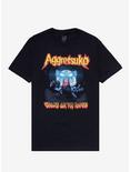 Aggretsuko Choke On My Rage T-Shirt, BLACK, hi-res