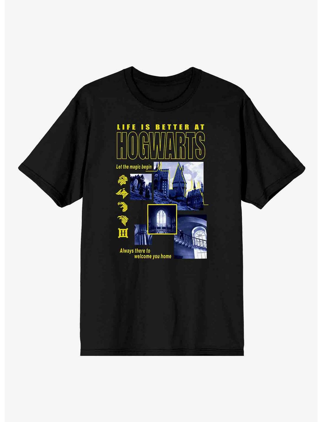 Harry Potter Hogwarts Life T-Shirt, BLACK, hi-res