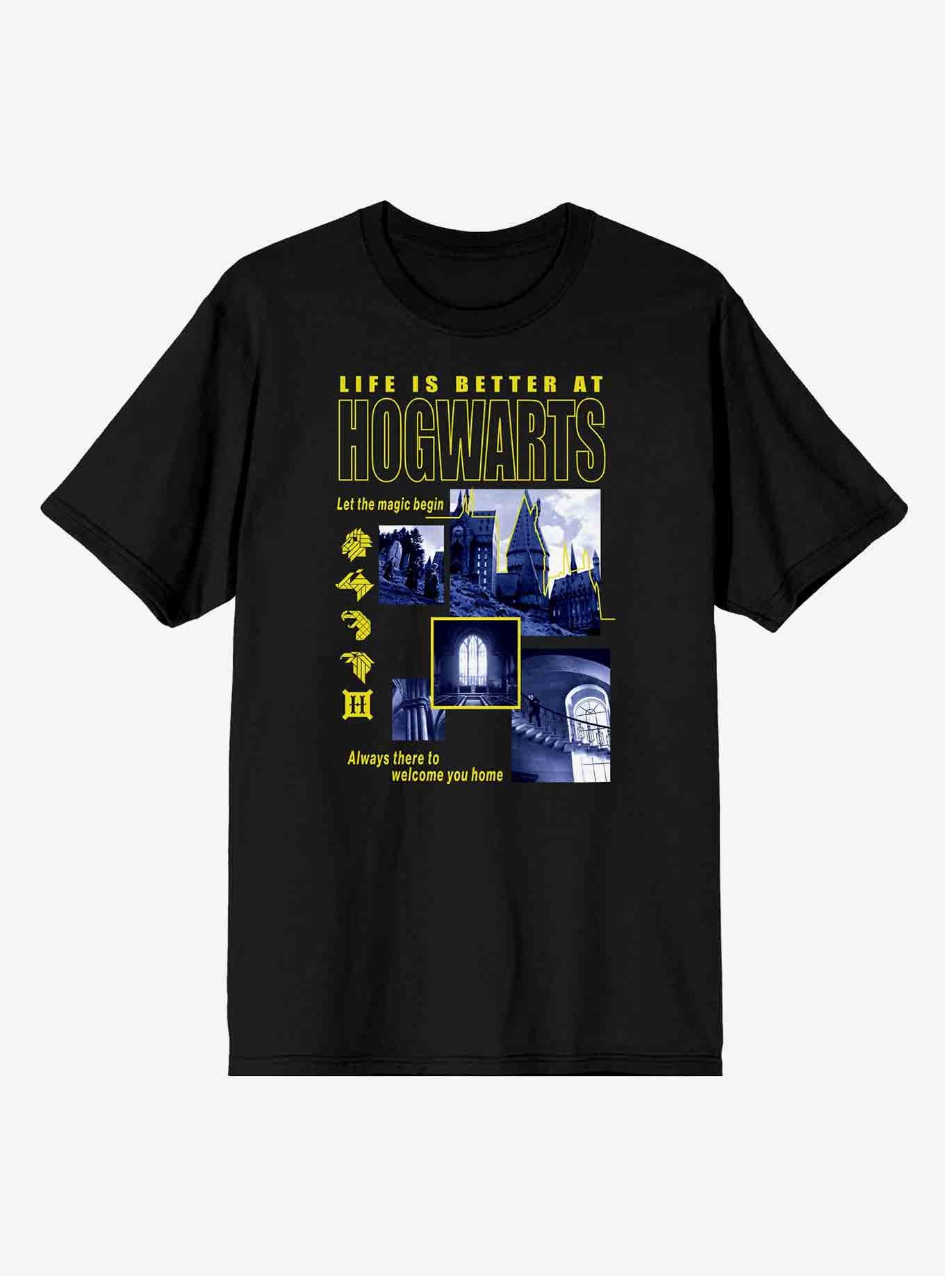 Harry Potter Hogwarts Life T-Shirt, BLACK, hi-res