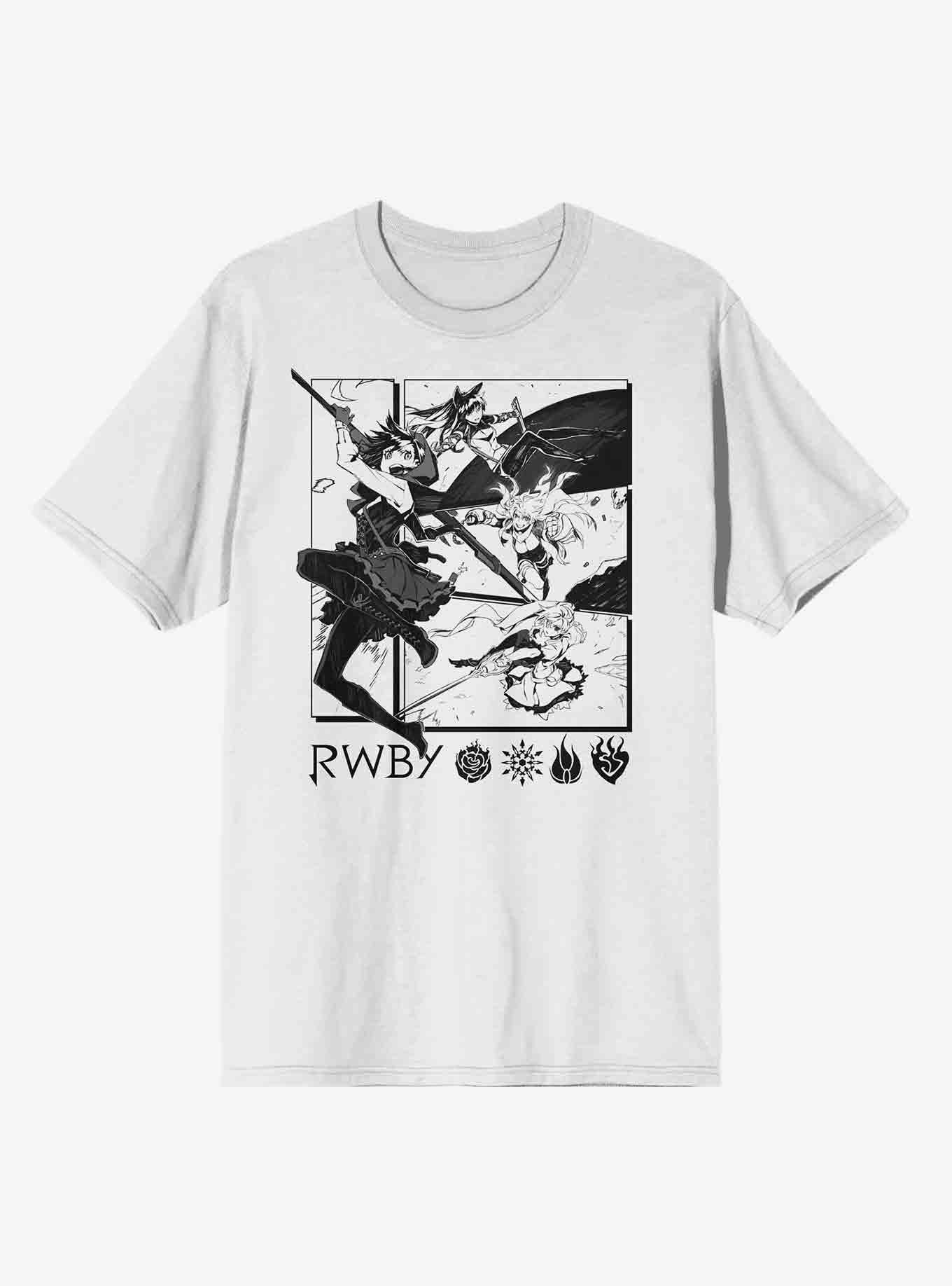 RWBY Manga Panel T-Shirt, MULTI, hi-res