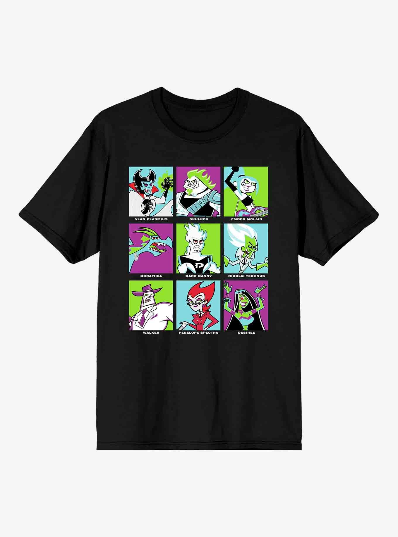 Danny Phantom Villain Panel T-Shirt, BLACK, hi-res