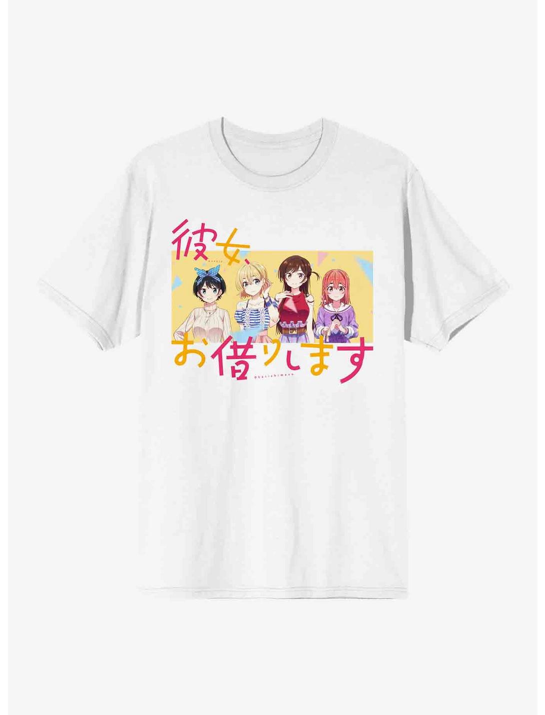 Rent-A-Girlfriend Group T-Shirt, MULTI, hi-res