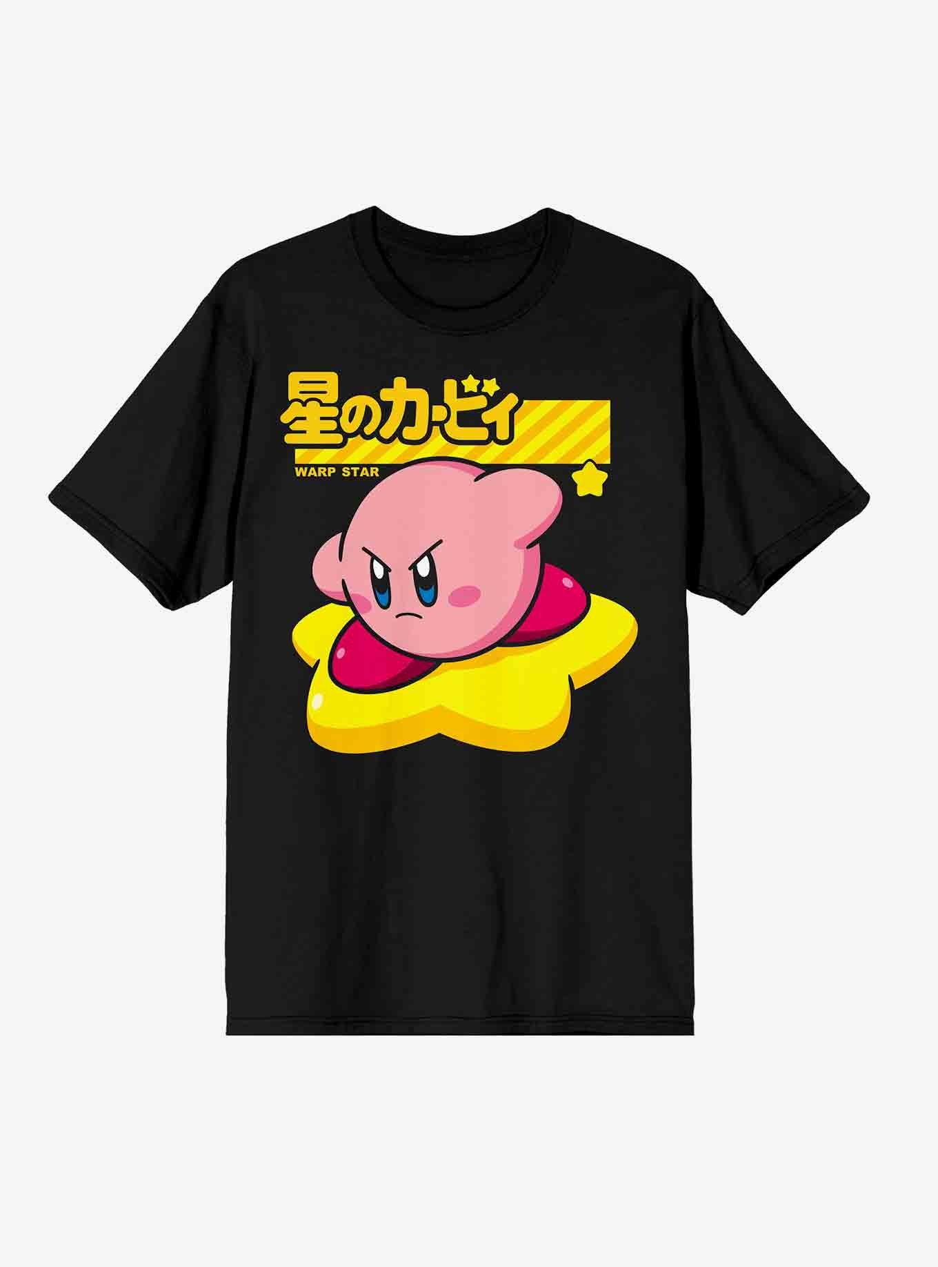 Kirby Warp Star T-Shirt, BLACK, hi-res