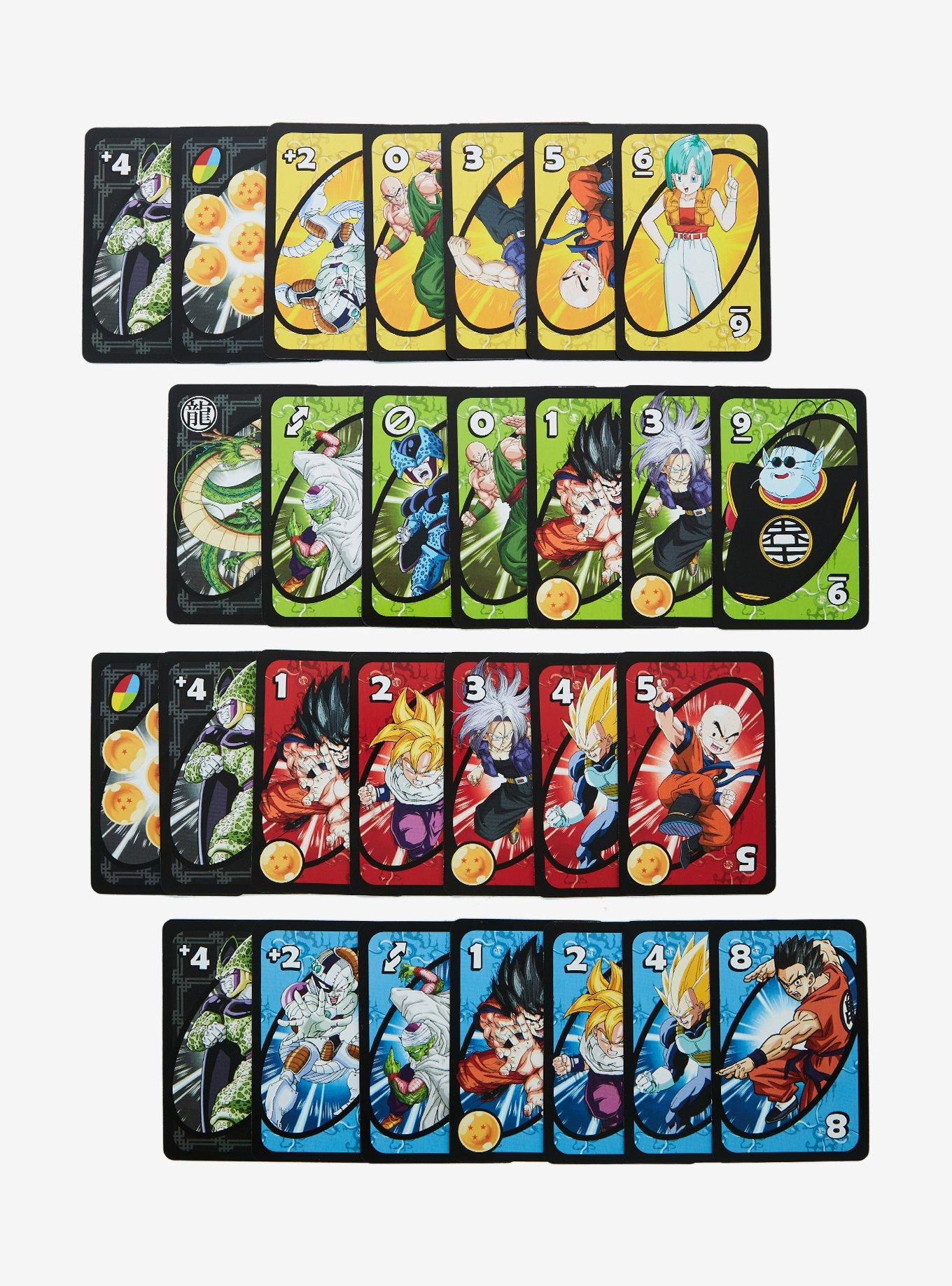 UNO Anime Card Game - Édition spéciale - Naruto - One Piece - Dragon Ballz  - Demon