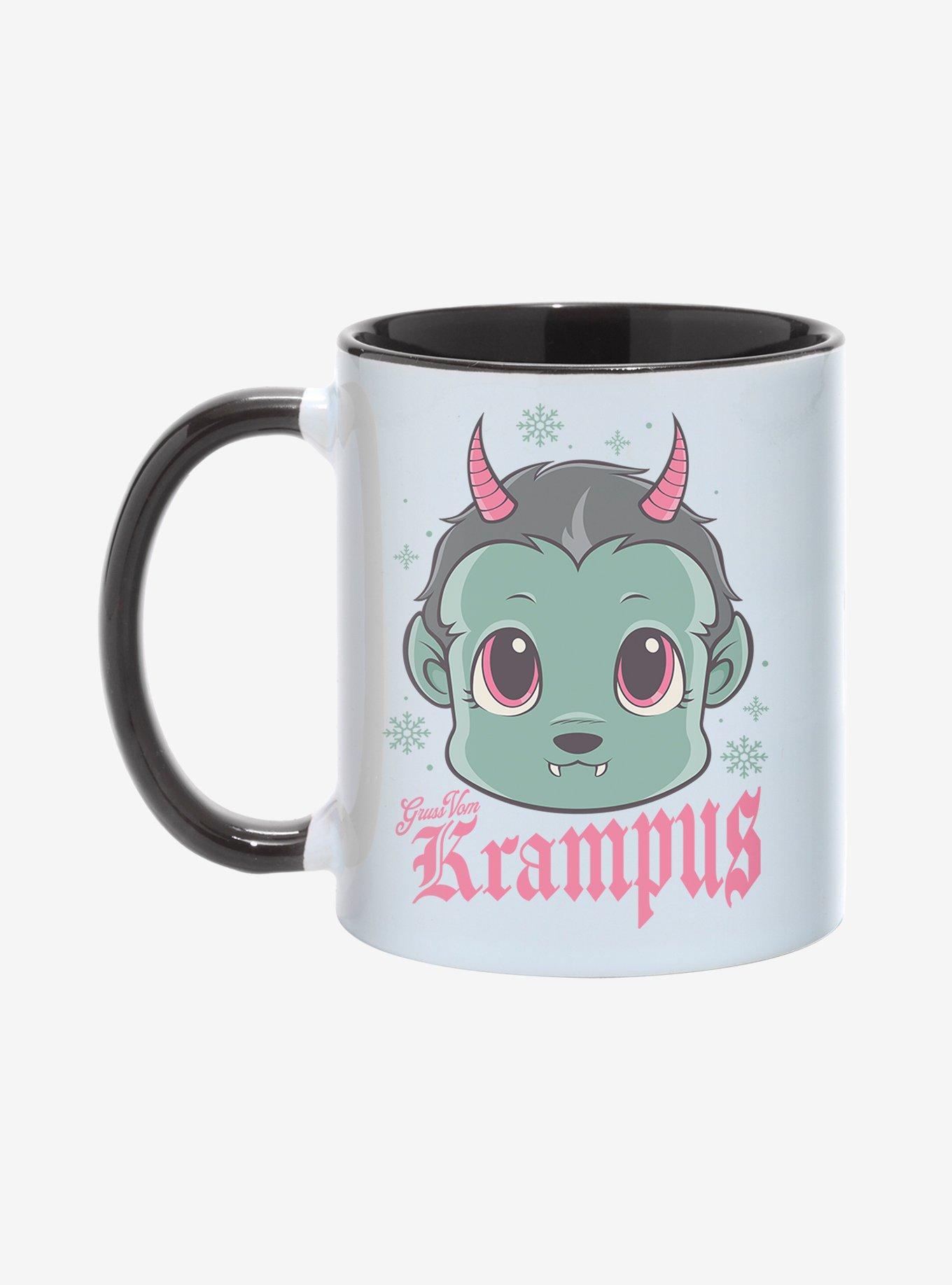 Krampus Chibi Holiday Greetings Mug, , hi-res