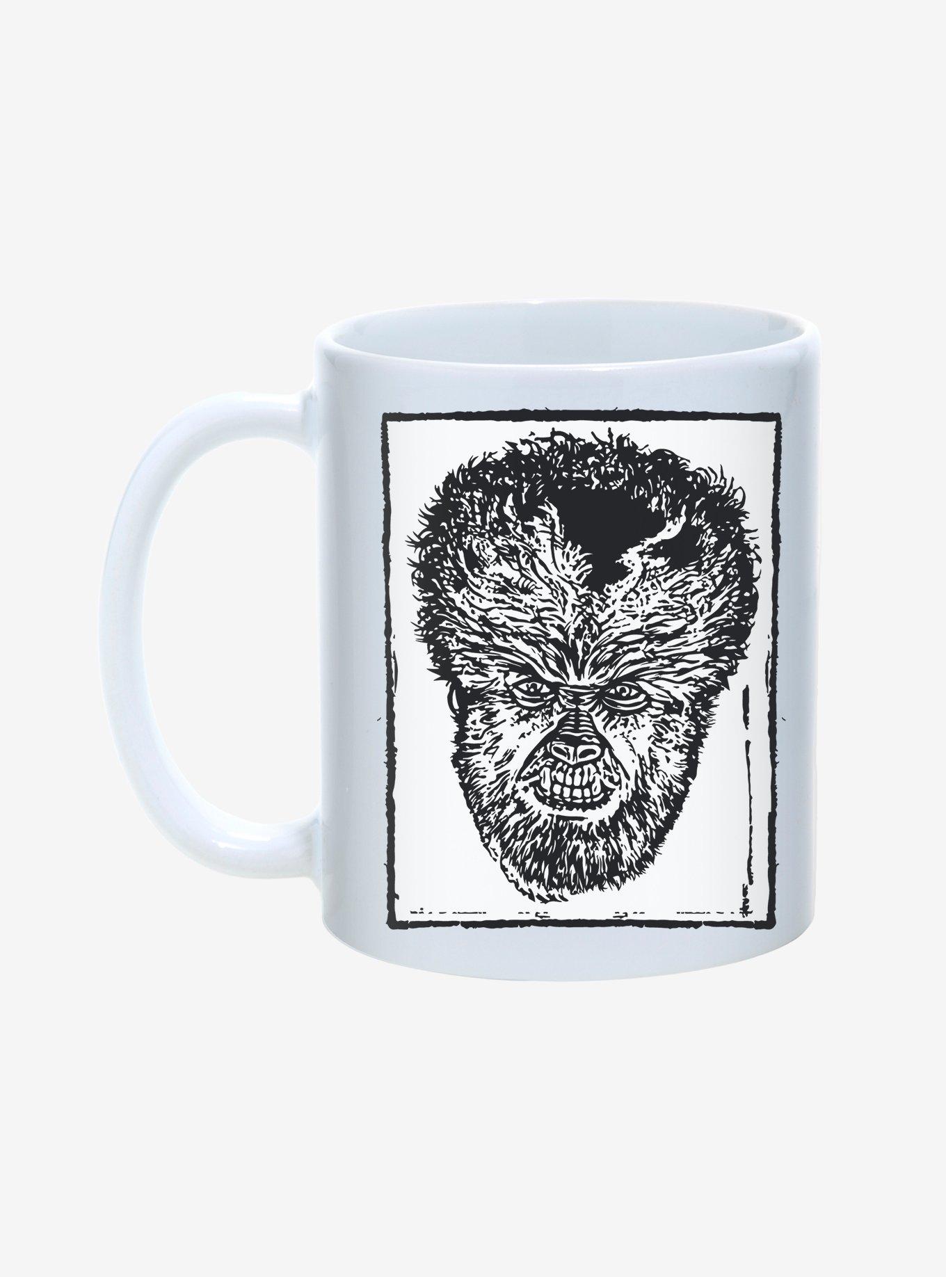 Universal Monsters The Wolfman Head Mug 11oz, , hi-res