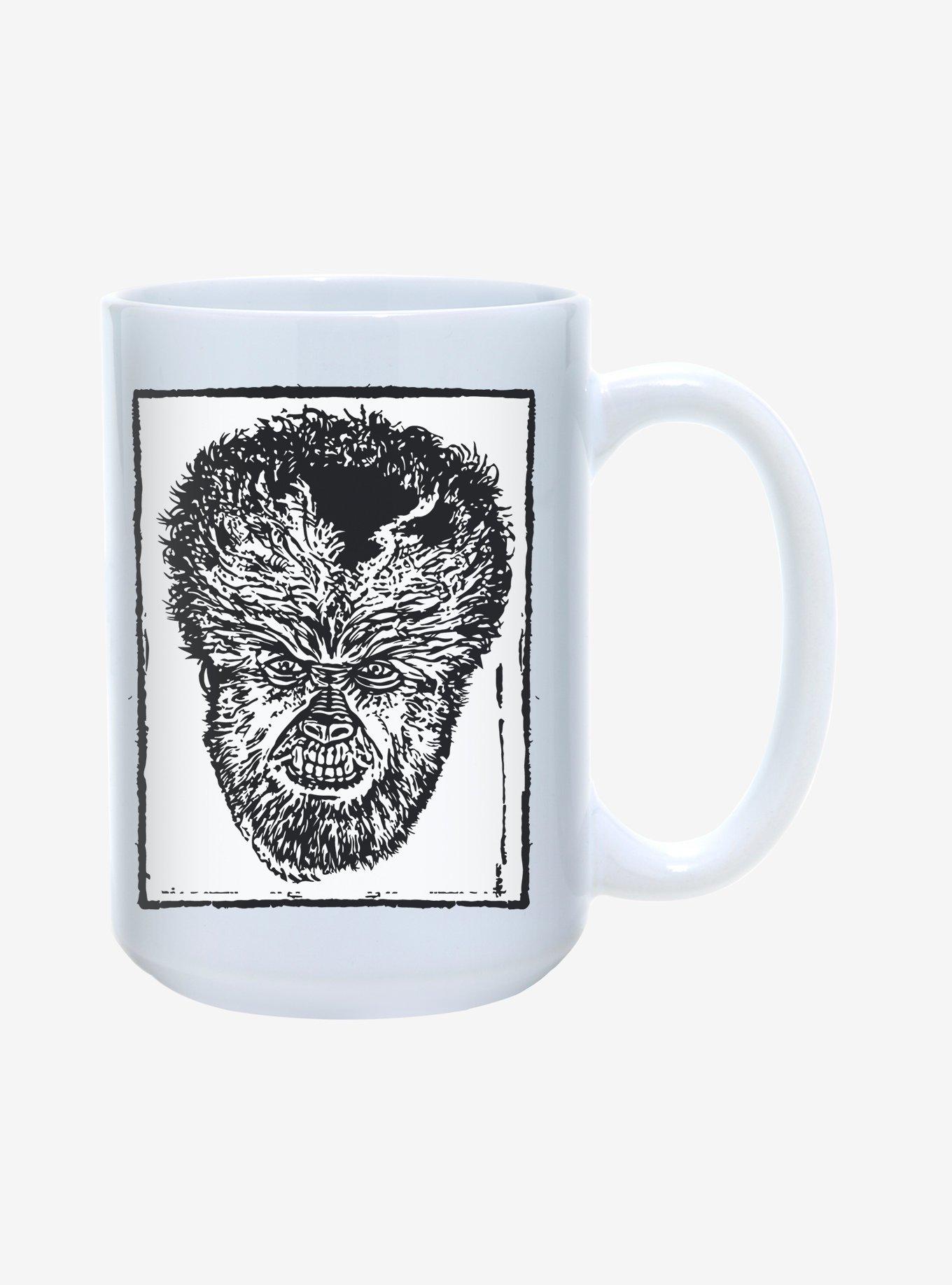Universal Monsters The Wolfman Head Mug 15oz, , hi-res