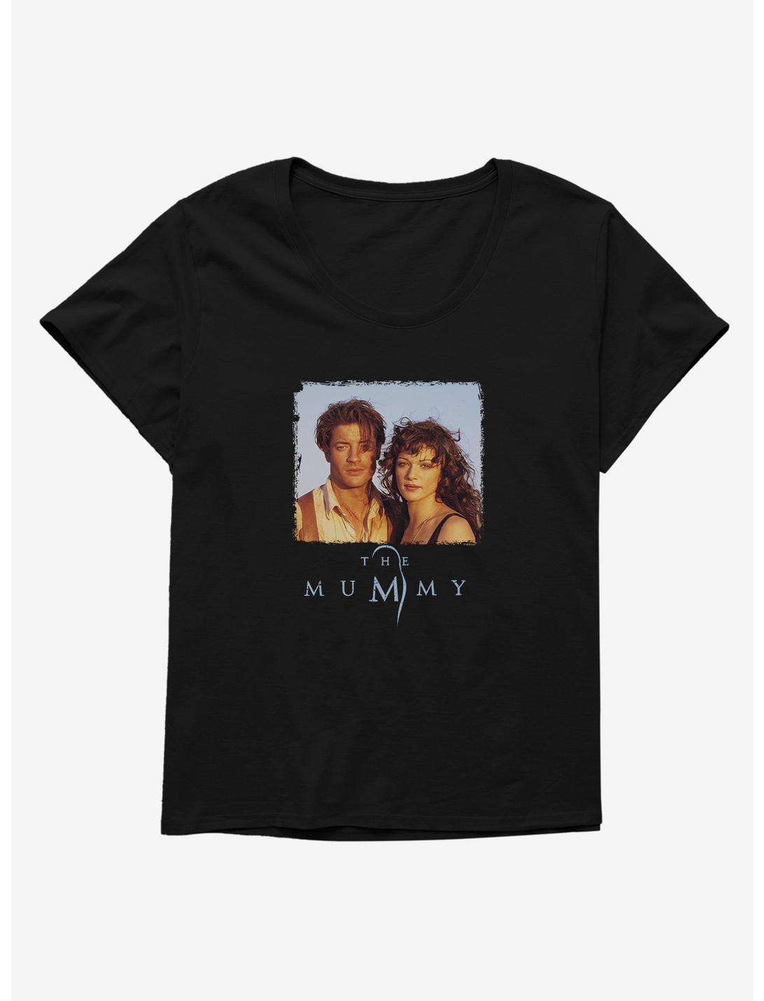 The Mummy Rick And Evelyn O'Connell Happy Couple Girls T-Shirt Plus Size, BLACK, hi-res