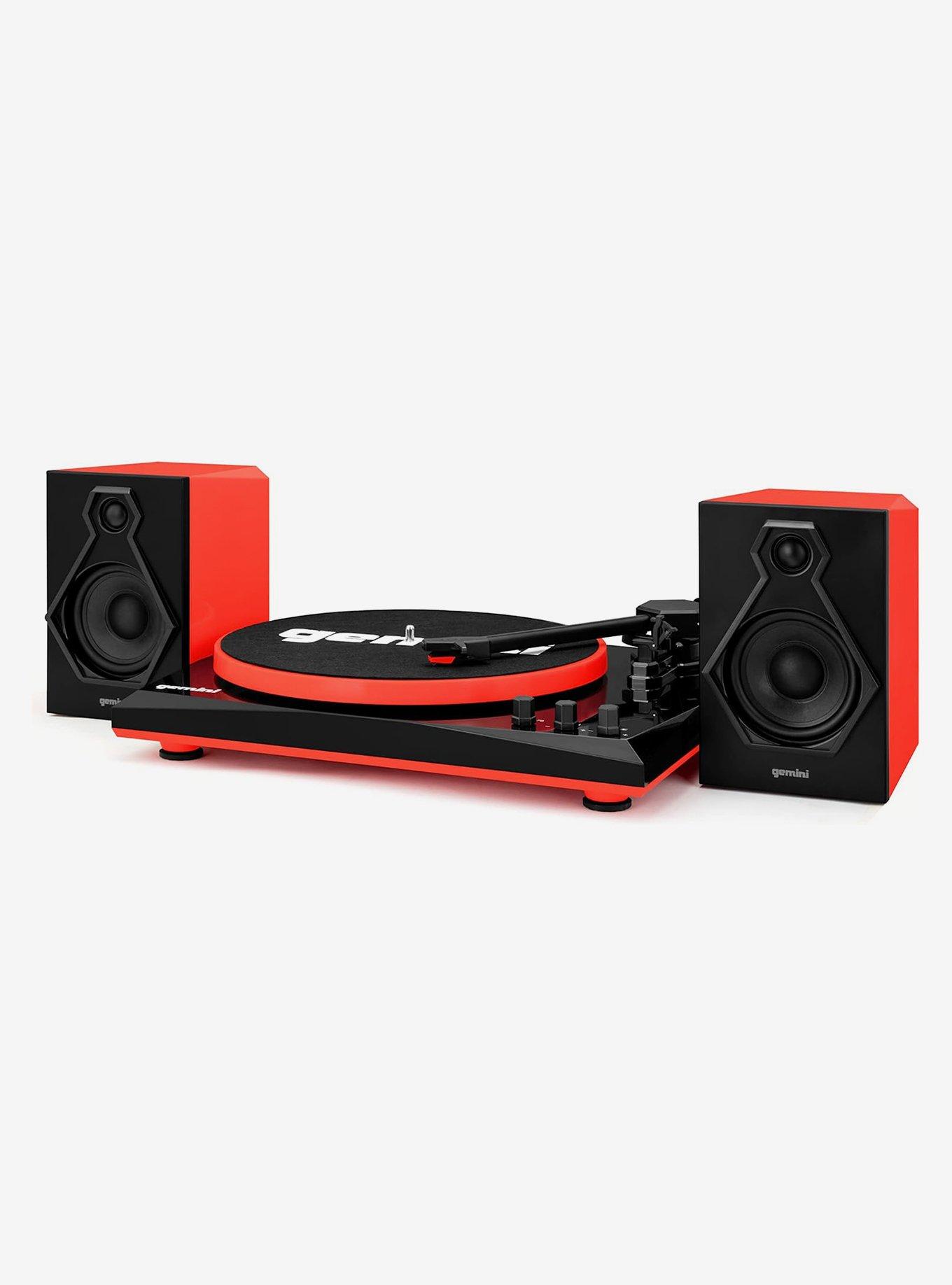 Gemini TT-900-BR Turntable Music System Bluetooth Speakers, , hi-res