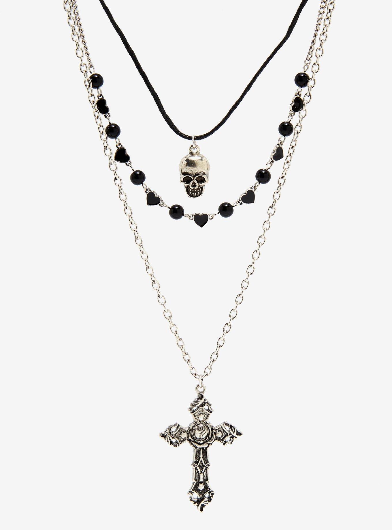 Disney Parks Pirate's League Pirate Skull Medallion Chain