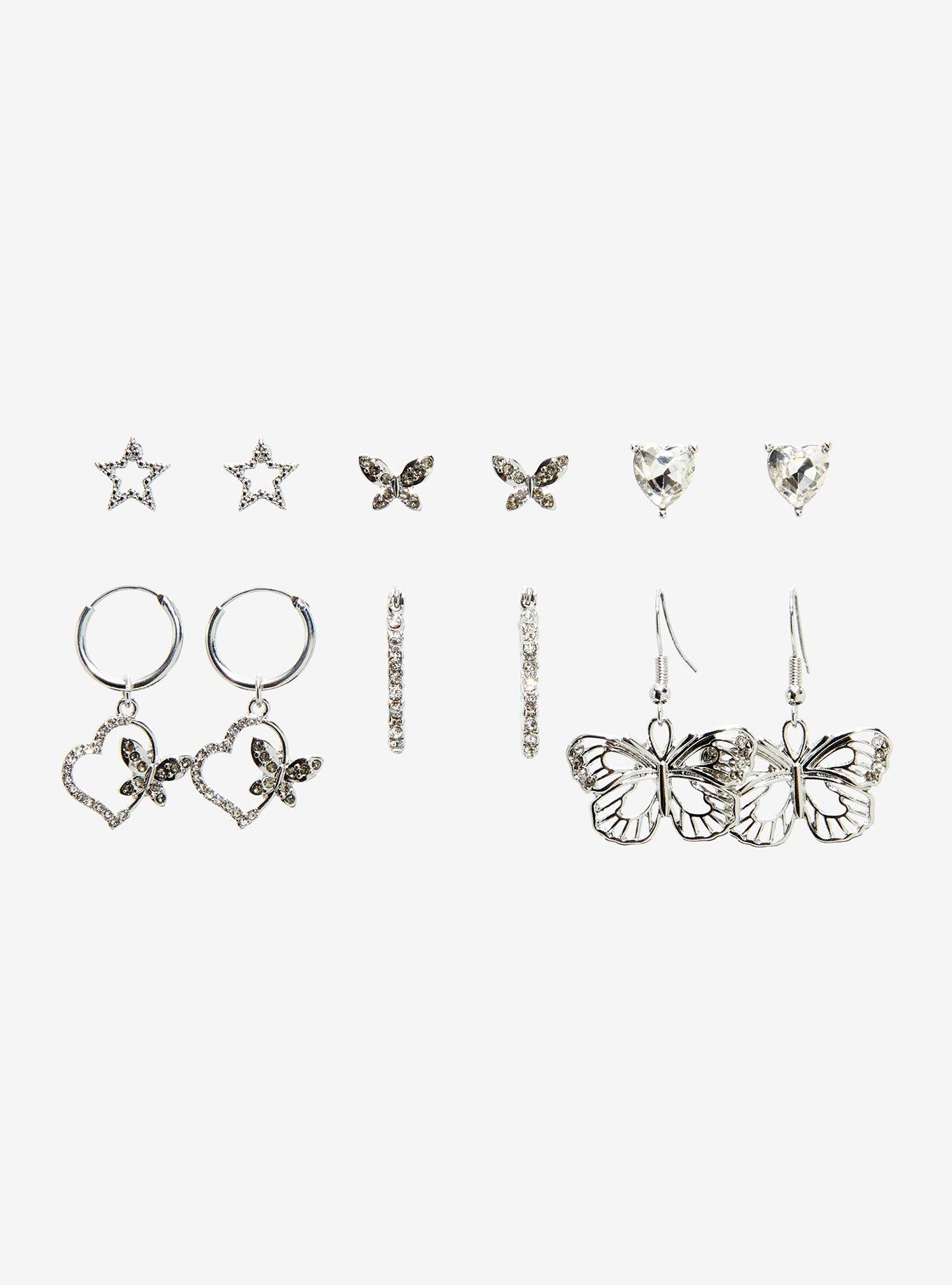 FULL TILT 20 Pack Heart Lock Earring Set