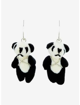 Chain Panda Figural Drop Earring, , hi-res